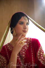 Bold and Beautiful Hot Pink and Pistachio Green Punjabi Suit