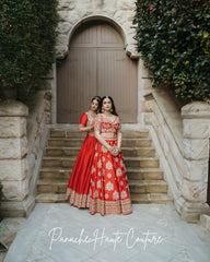 Sukanya Red Zardozi Bridal Lehenga – Jahan Collection by Panache Haute Couture