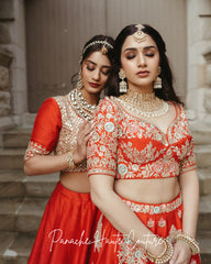 Sukanya Red Zardozi Bridal Lehenga – Jahan Collection by Panache Haute Couture