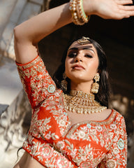 Sukanya Red Zardozi Bridal Lehenga – Jahan Collection by Panache Haute Couture