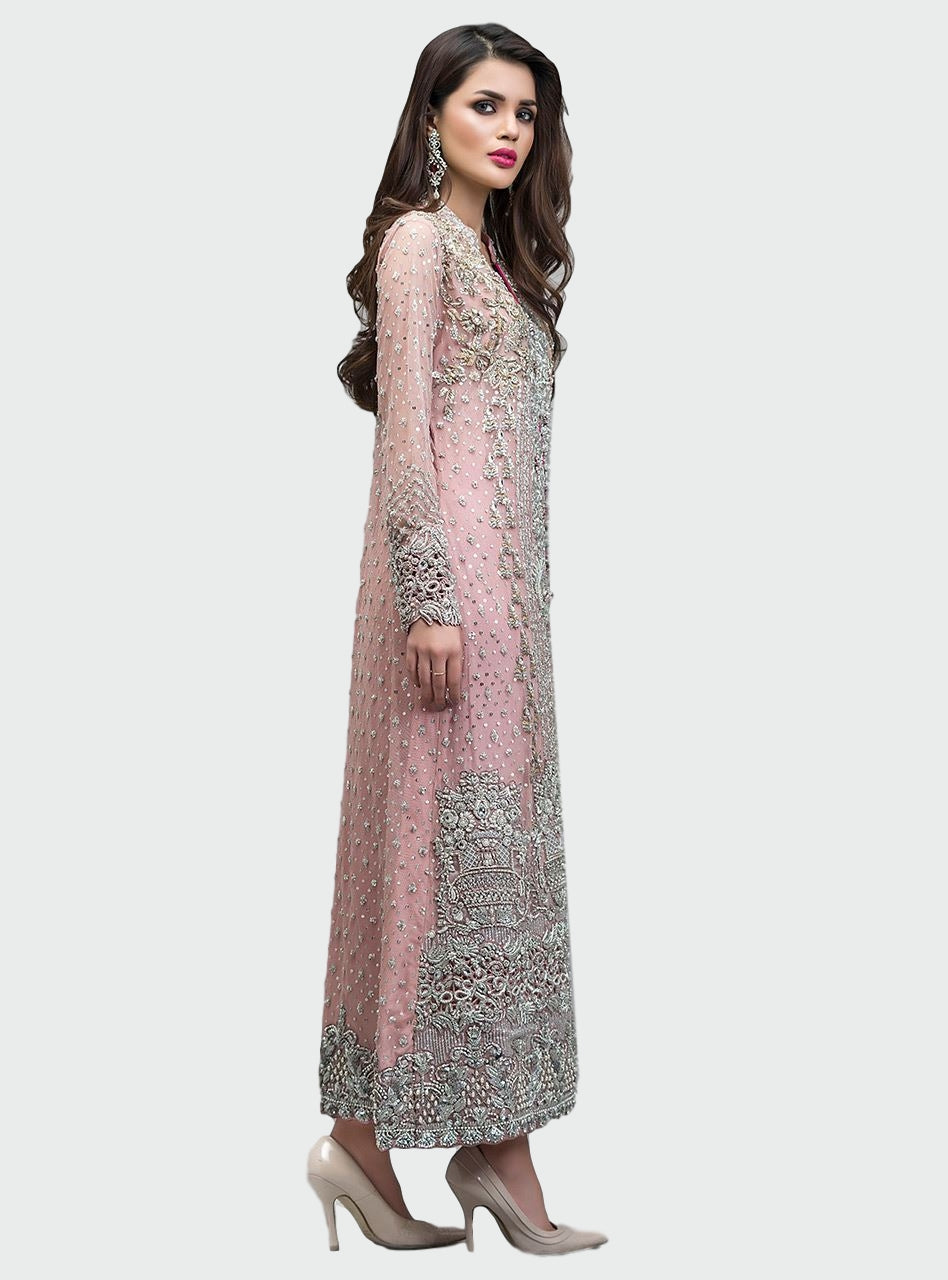 Pastel Pink Jacket and Trouser Set