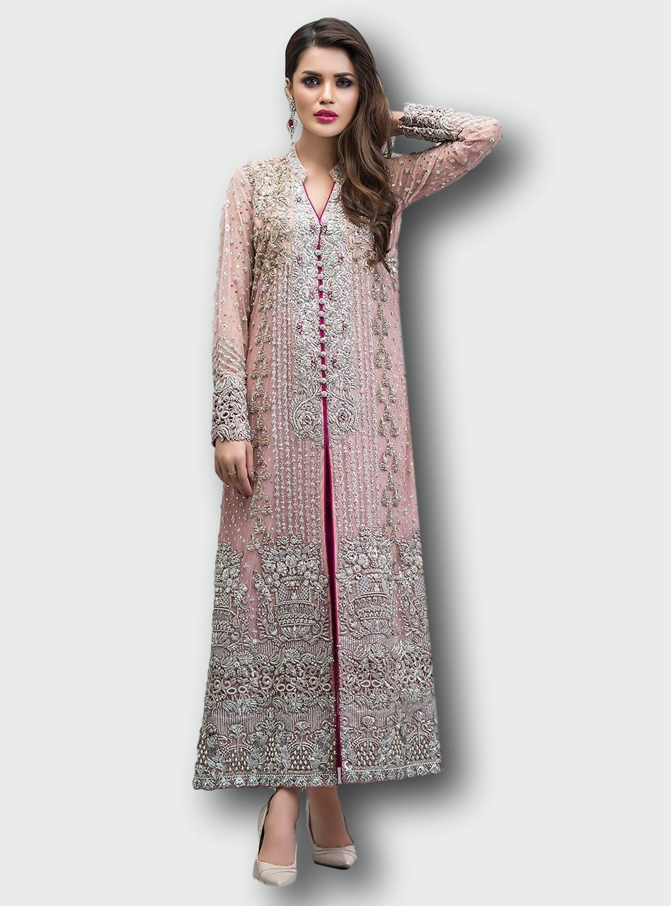 Pastel Pink Jacket and Trouser Set