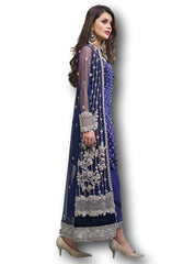 Blue Color Jacket and Trouser Set