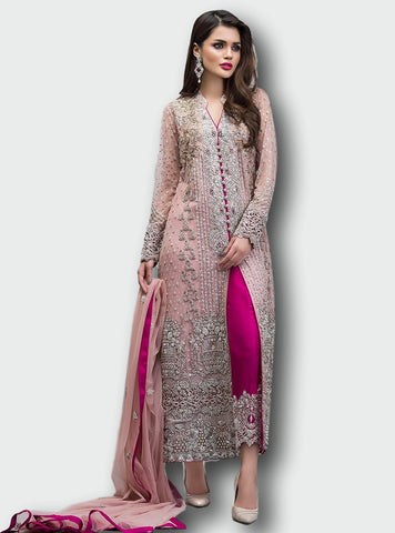 Pastel Pink Jacket and Trouser Set