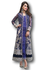 Blue Color Jacket and Trouser Set