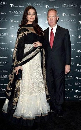 Aishwarya rai's white anarkali suit