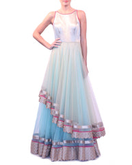 Sky blue stunning lehenga