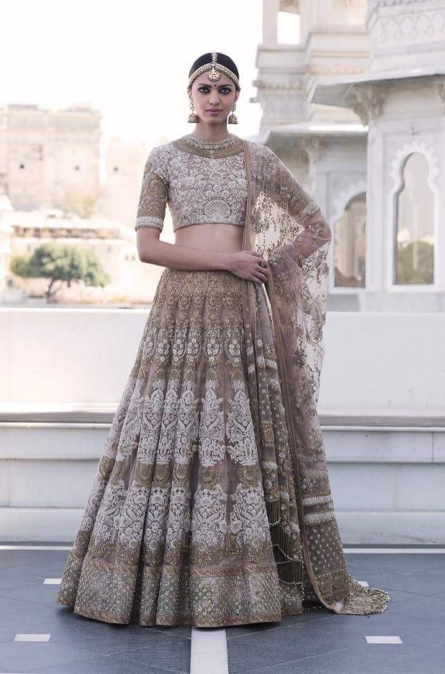 Fawn Color Wedding Lehenga