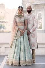 Off-White Color Wedding Lehenga