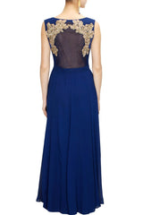 Blue color Indo Western Dress