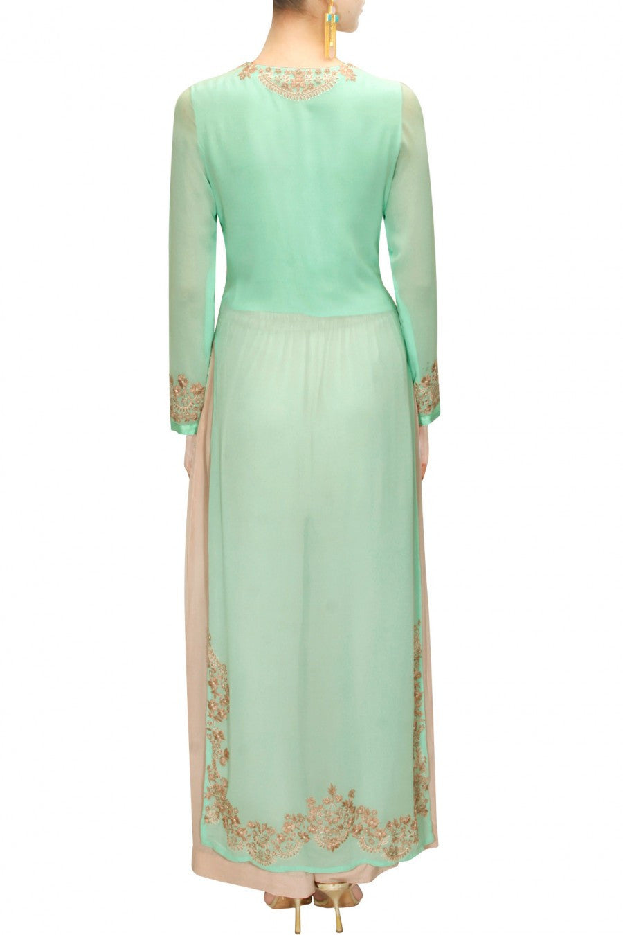Light Green Georgette Kurta Set