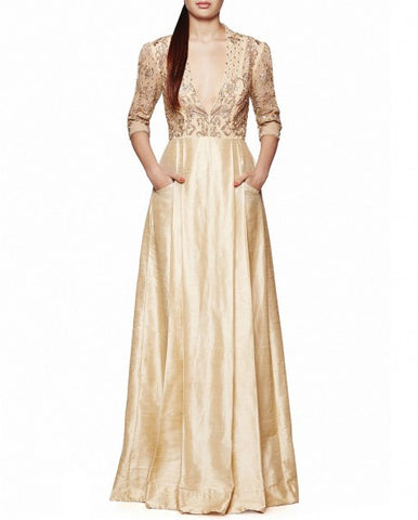Beige Colour The Ekaja Gown