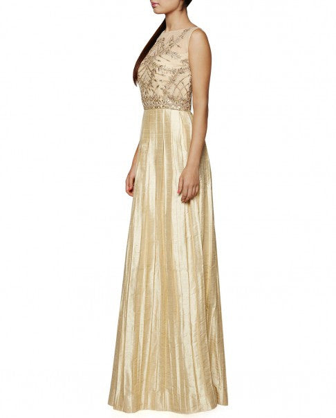 Beige Colour The Palini Gown