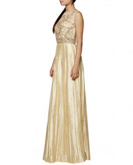 Beige Colour The Palini Gown