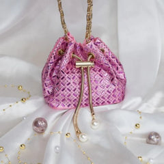 Bella Mini Bag in Pink Color