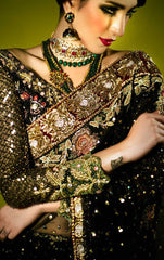 Black Color Party Wear Saree