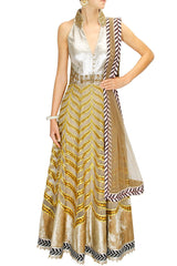 Black and Golden Anarkali Suits