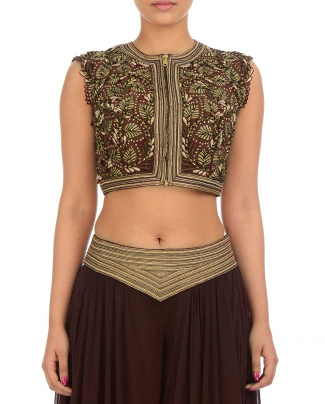 Chocolate Brown color sharara