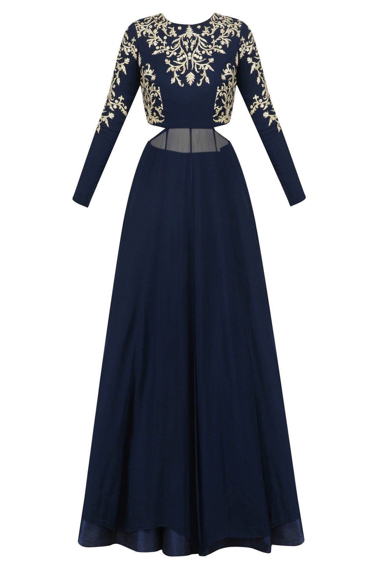 Deep Blue Color Party Lehenga Choli