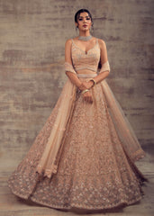 Dusty Rose Color Wedding Lehenga DAANA