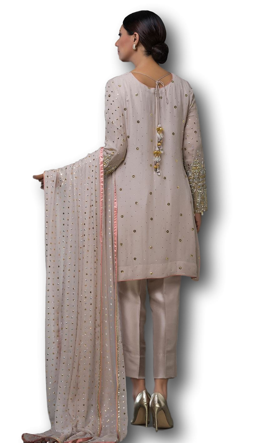 Dusty rose color Salwar Kameez