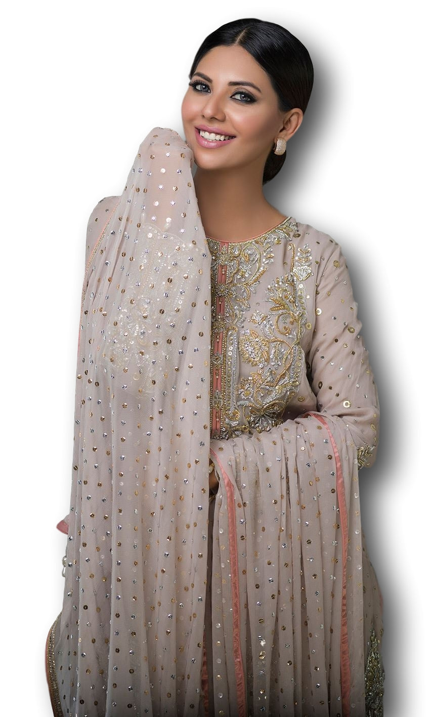 Dusty rose color Salwar Kameez