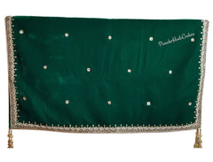 Emerald Green colour velvet shawl / Dupatta