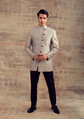 Grey Color Indo Western Jacket
