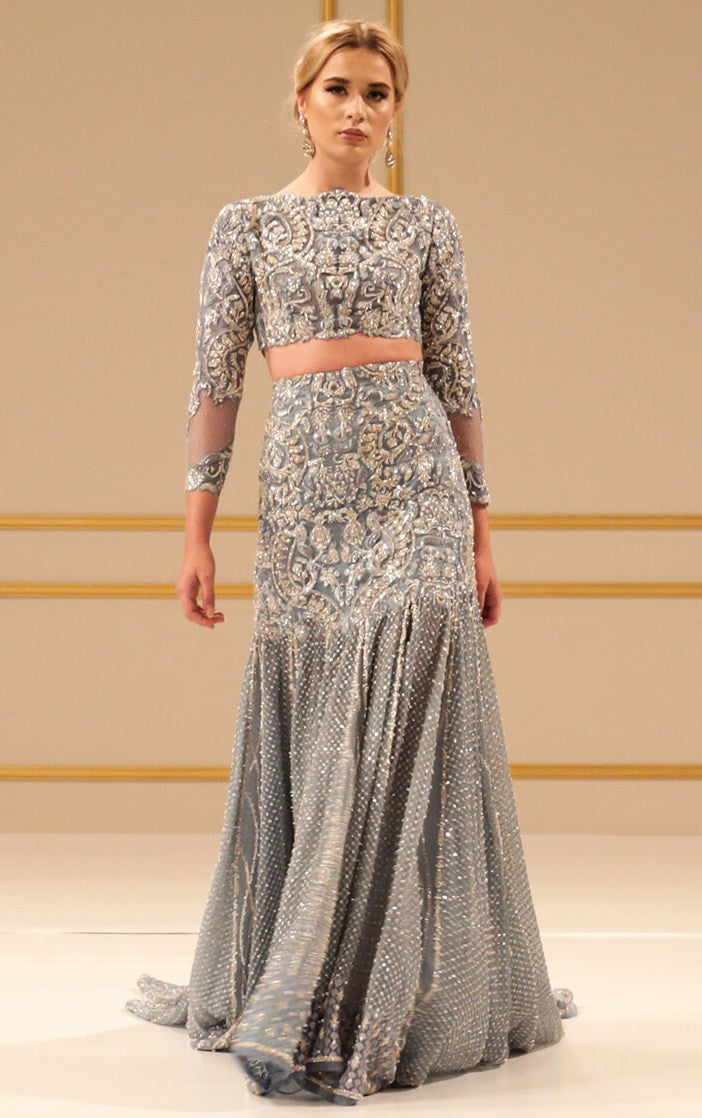 Grey Color Designer Lehenga Choli