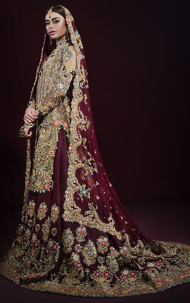 Heavily Embroidered Bridal Lehenga Panache Haute Couture 