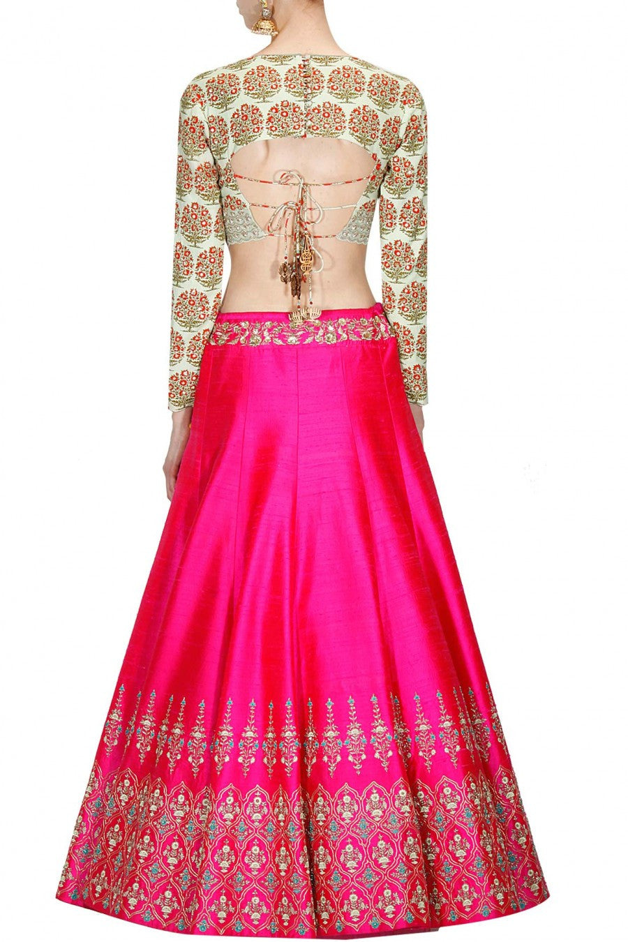 Hot Pink Wedding Lehenga Choli