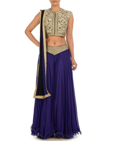 Irish blue color sharara