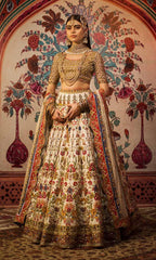 Ivory Color Wedding lehenga