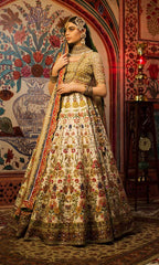 Ivory Color Wedding lehenga