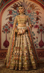 Ivory Color Wedding lehenga