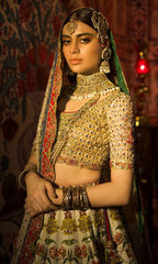 Ivory Color Wedding lehenga