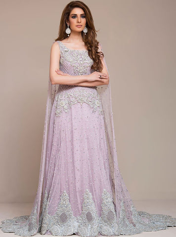 Lavender Color Wedding Gown