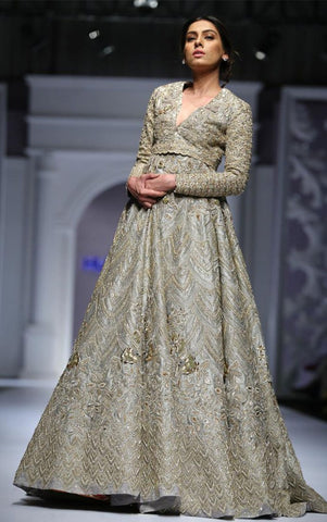 Light Grey Color Designer Lehenga Choli