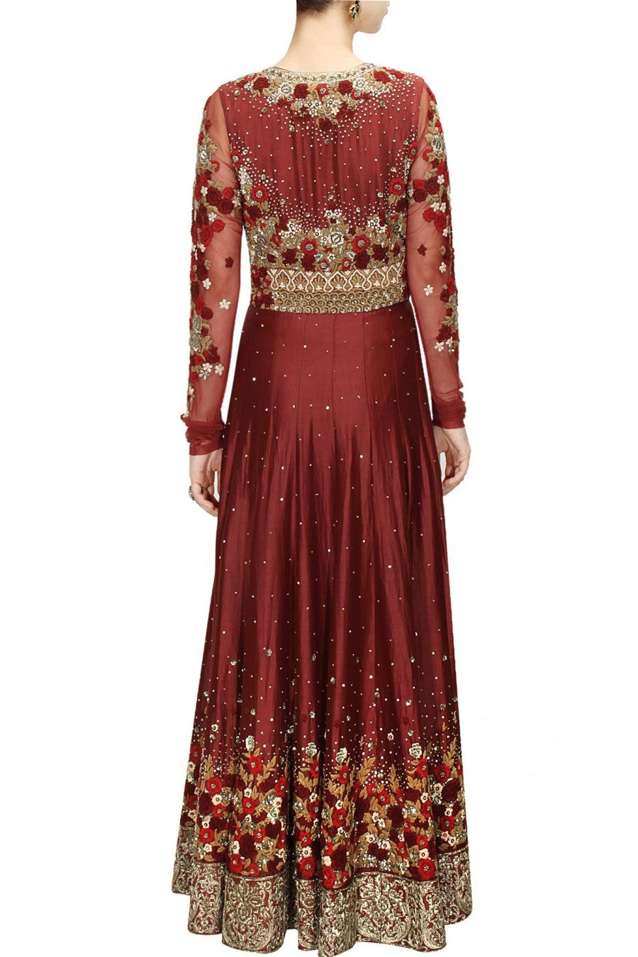 Floral Anarkali Floor Length