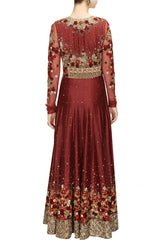Floral Anarkali Floor Length