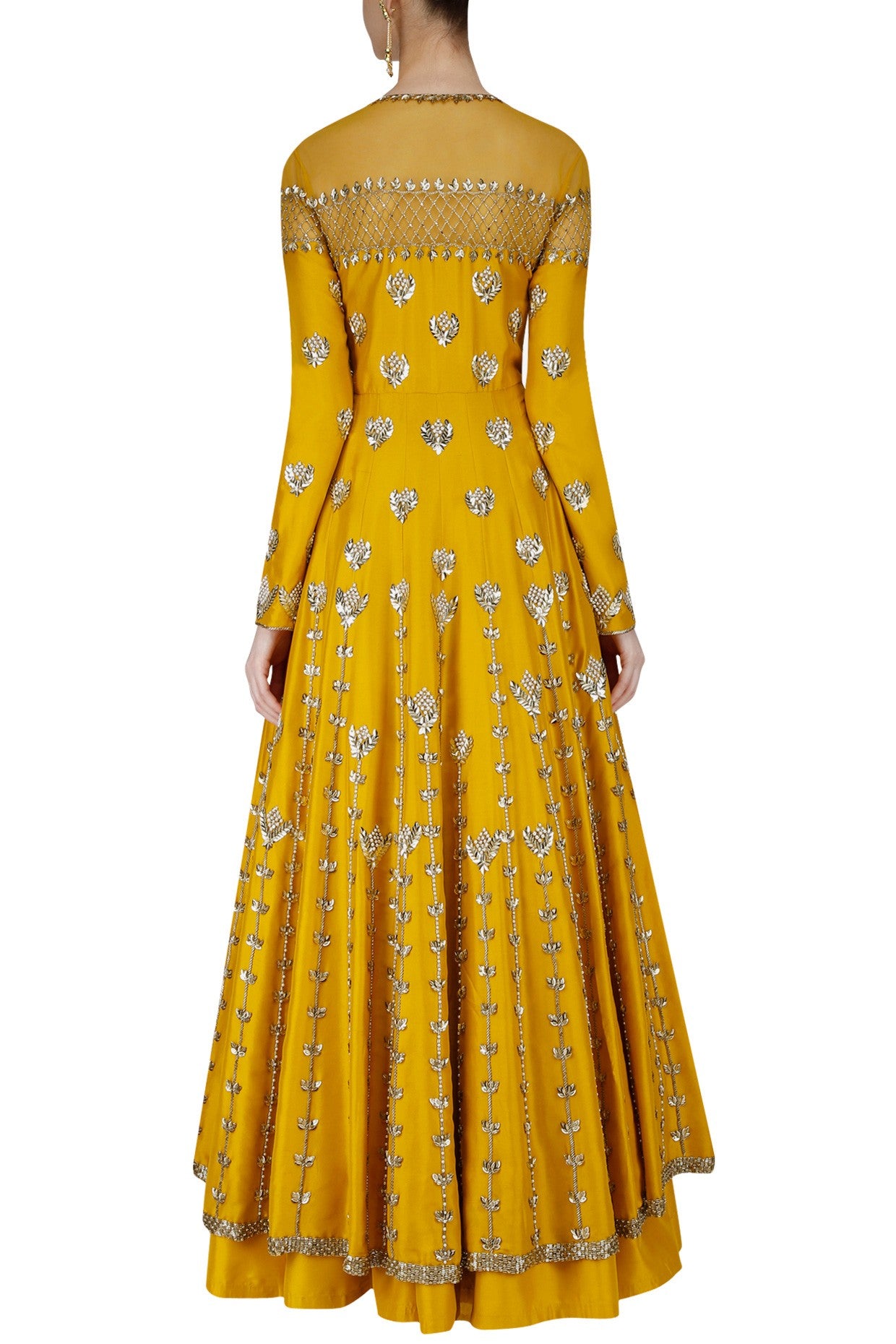 Mustard Yellow Jacket Lehenga