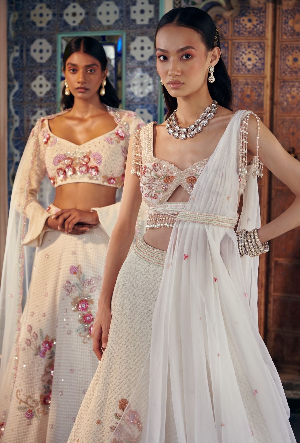 Offwhite Colour Wedding Lehenga