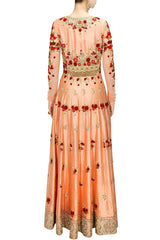 Floral Anarkali Floor Length