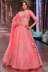 Pink Color Wedding Lehenga Choli