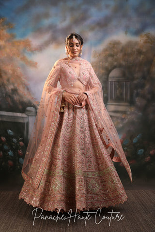 Pink Color Wedding Lehenga JAHANARA 