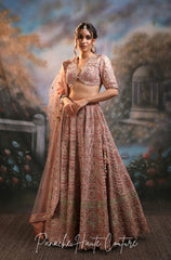 Pink Color Wedding Lehenga JAHANARA