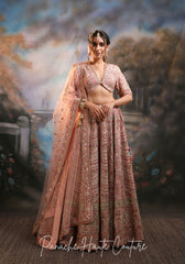 Pink Color Wedding Lehenga JAHANARA