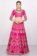Pink Colour Gotta Patti Lehenga Choli