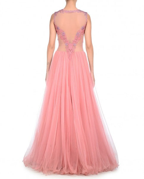 Pink western gown new arrivals