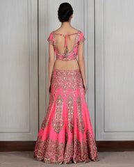 Pink color lehenga choli